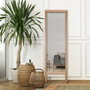 Hanah Home Espejo Cheval Natural 45 x 145 cm
